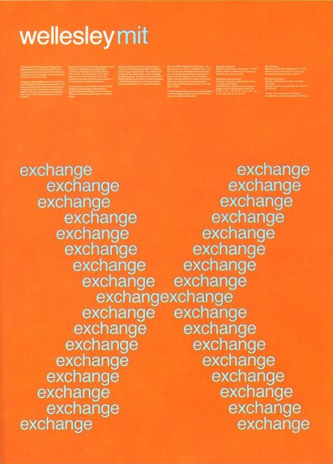 Dietmar Winkler, poster design for MIT, 1967-1969. More to see: artvee.com