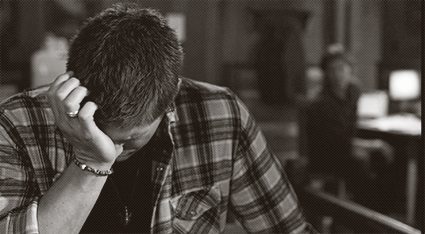 whitecrippledwings:  Just in case Dean Winchester hasn’t managed to break your heart today.  Sammy version (X)  
