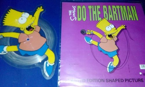 &lsquo;Bart&rsquo; Shaped Amazing picture disc. &lt;3 