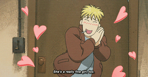 :  “I’ve got good news! I found myself a girlfriend!” 