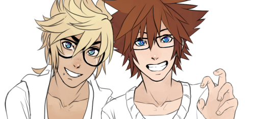 Porn roxoah:  WIP.I’m redrawing old kh pictures, photos