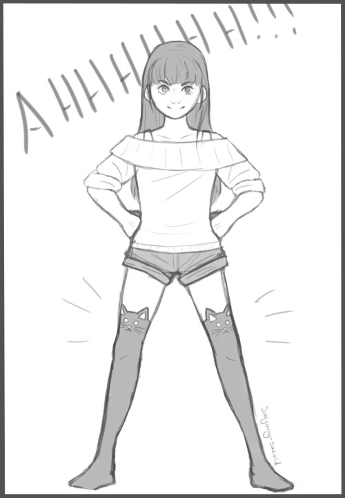 saeyoung-saeold:  Seven would definitely be weak for cat stockings bonus~  He wanted to match 