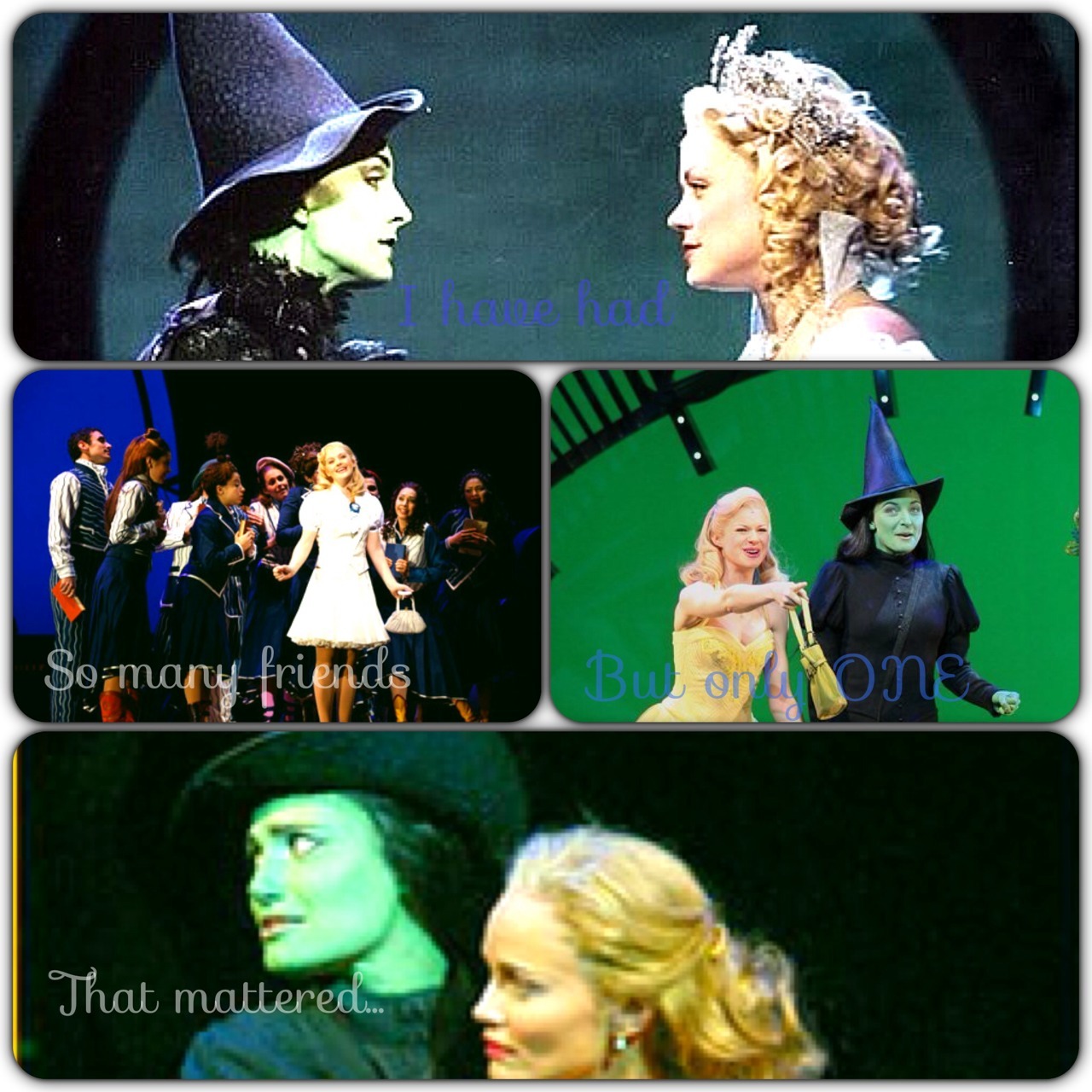 littlemisswicked25:  Wicked challenge: 6 quotes - ” I have had so many friends,