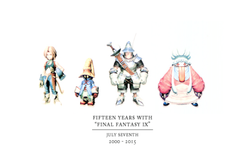 finalfantasyix: Final Fantasy IX is turning 15 years old on July 7th, 2015!finalfantasyix would like