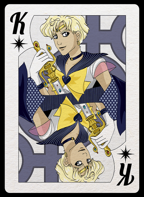 sorenkalla:  Hey everyone!  I haven’t been active on tumblr for a while; the holidays got busy! But I did spend a lot of time revising most of my sailor moon playing cards. I tend to have a lot of “artist blindness”; basically I don’t really