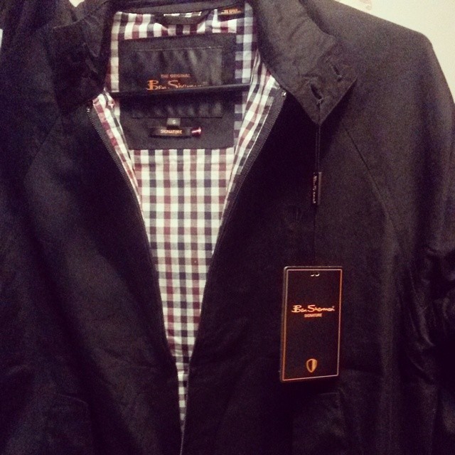 New #bensherman #jacket. Can’t wait to wear this out. #fashion