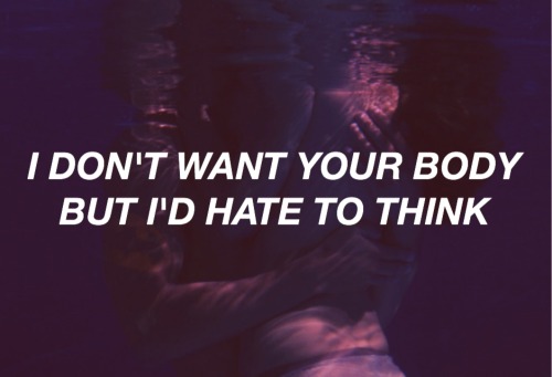 strippedtears:  somebody else // the 1975
