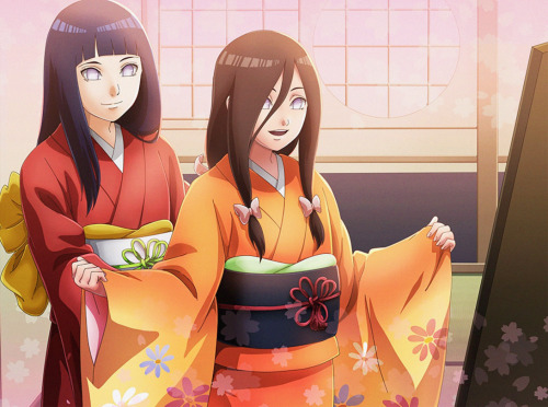 ikuzedobe:  (Japanese Girls’ Day, 2020)Hinata Hyuga &amp; Hanabi Hyuga &amp; Himawari Uzumaki (NxB NV game)March 3rd is Girls’ Day in Japan, a festival called “Hinamatsuri” (Doll Festival or Girls’ Festival). Hinamatsuri is a celebration dedicated