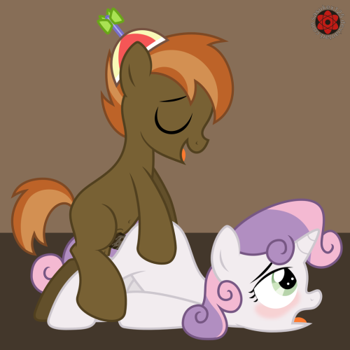 XXX fluttershy-clop-blog:  Sweetie Belle x Button photo