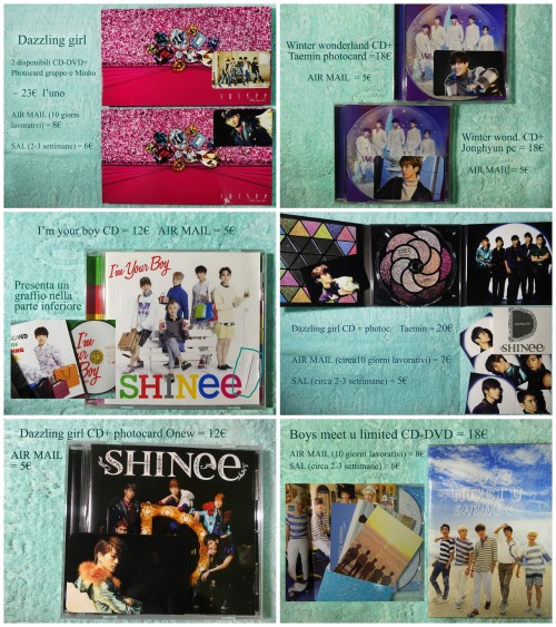 [SALE SHINee ALBUM]Hi guys, my friend lives in Japan and she is selling some Japanese albums. They a