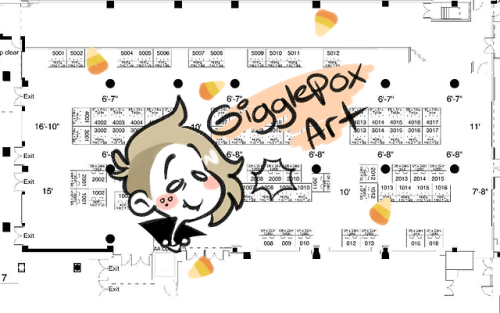 Hey everyone! I’ll be selling some prints and doing sketch commissions at table 2009 in the artist a