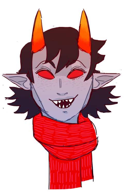 oddhearted:a mcrequest for terezi with freckles ( ᐛ )و