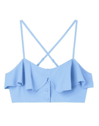 coquettefashion: Blue Items Tie Front Dress | Tie Front RomperTie Front Gingham 