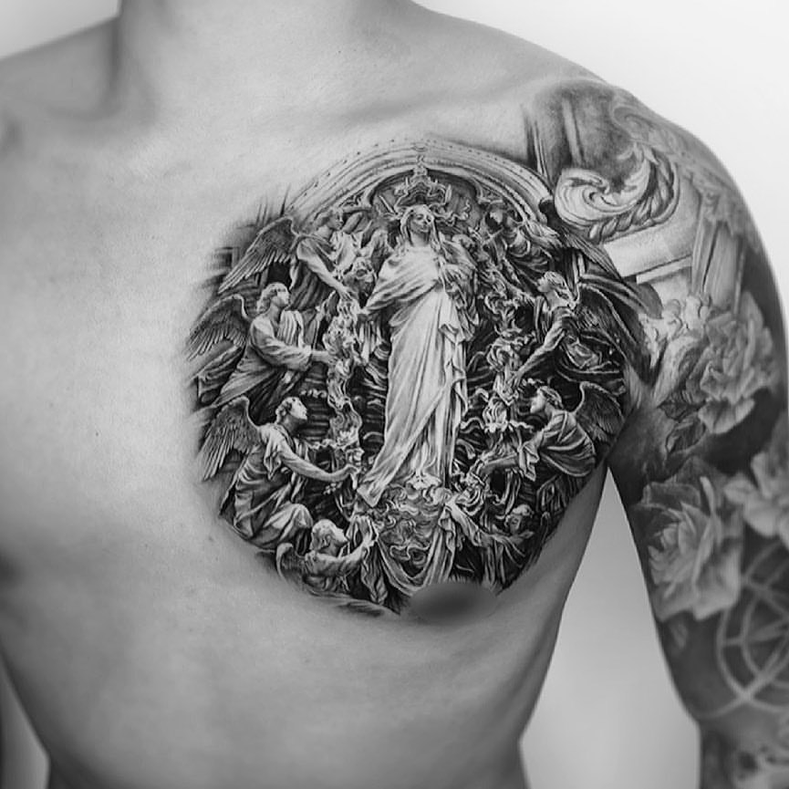 106 Classical ArtInspired Tattoos For Fine Art Lovers  Bored Panda