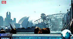 all4movie:  Pacific Rim → Kaiju (怪獣, kaijū, Japanese) Giant Beast.  The Kaiju