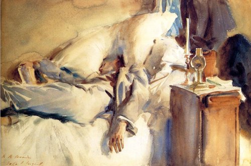 monsieurlabette:  Peter Harrison Asleep, 1905 John Singer Sargent 