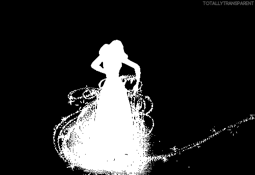 totallytransparent:Transparent Cinderella GIF (white area matches colour of your blog)Made by Totall