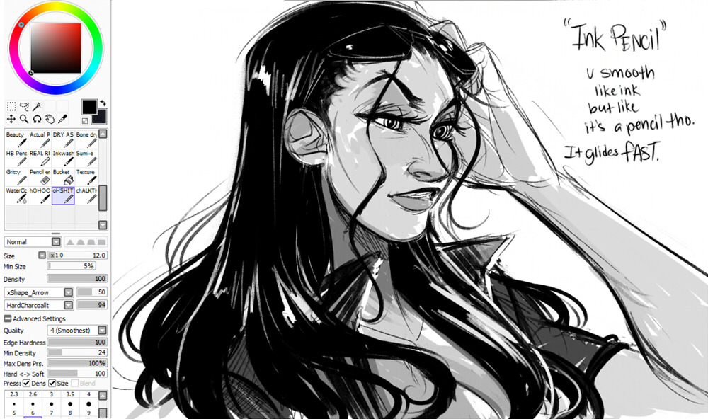 paint tool sai sketch brush paint tool sai sketch brush