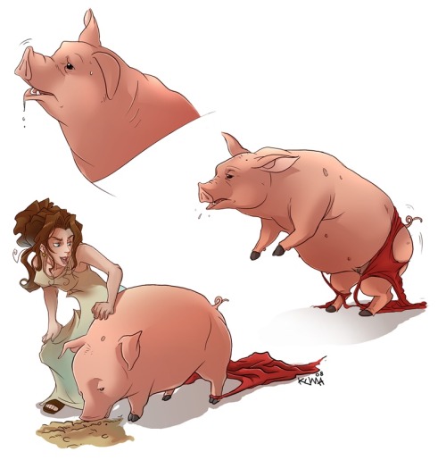 XXX kwartha:  this is Kuma’s Pig transformation photo