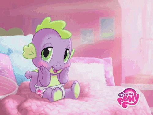 passiefire:  I wuv yew! Spike might me my new avatar thingy lol :3  Aww, adorable Baby Spike!