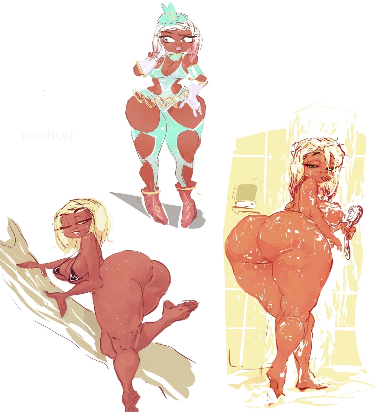 pornbuh: Soul Hayride Dancer from Powerpuff Girls commission for @thunderfoxjt ;9