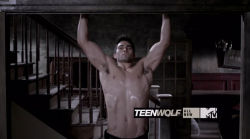 armpits-scenes:  Tyler Hoechlin in Teen Wolf