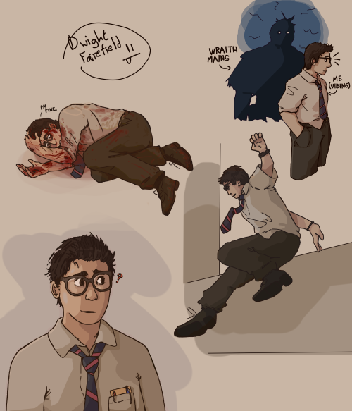 I Havent Posted In A While Cuz I Was Busy Drawing Dwight From Dbd ToT