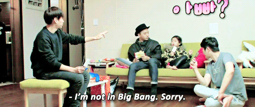chaearin:  The members of Big Bang according to Haru (^▽^)  