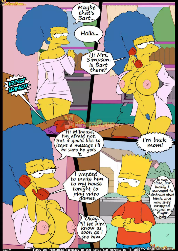 kaneki-art:  Simpsons doujinshi, Old habits 6: Learning with mama part 1/3  ALL CHARACTER