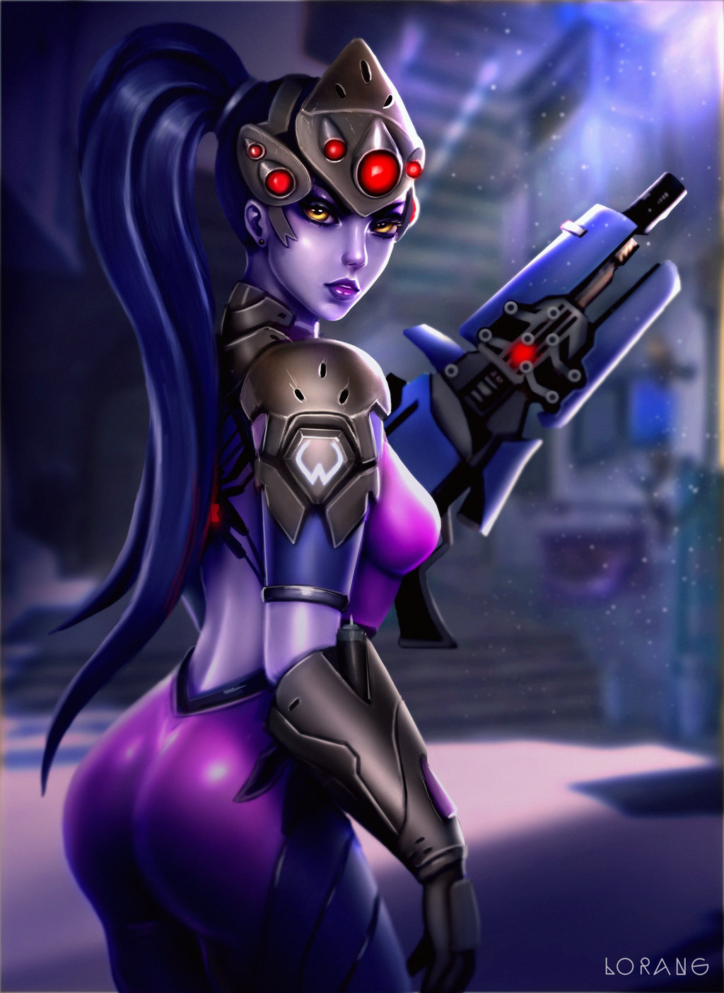 overwroughtfan:  Widow by bylorang  