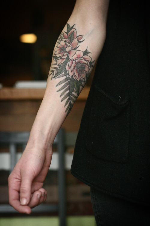 electrictattoos: alicecarrier:  hellebores and little ferns, thank you so much becca!   Alice Carrier 