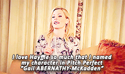 elizabethbaenks:Hayffie Week: Oh Captain Our Captain - Elizabeth Banks