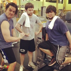 andwerethegamegrumps:  big strong mens  Pumped and not so pumped