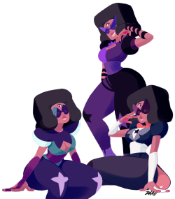 weirdlyprecious:  I miss her So I decided to draw my favorite fusion in some of her bigger fusion forms, Sardonyx outfit is by far my favorite but damn I loved how alexandrite turned out?  ;9