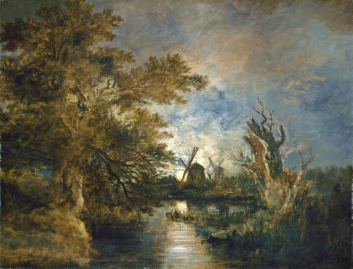 calmerra: John CromeMoonlight on the Yare, 1816 - 1817Oil on Canvas98.4 cm x 125.7 cmCredit: Paul Me