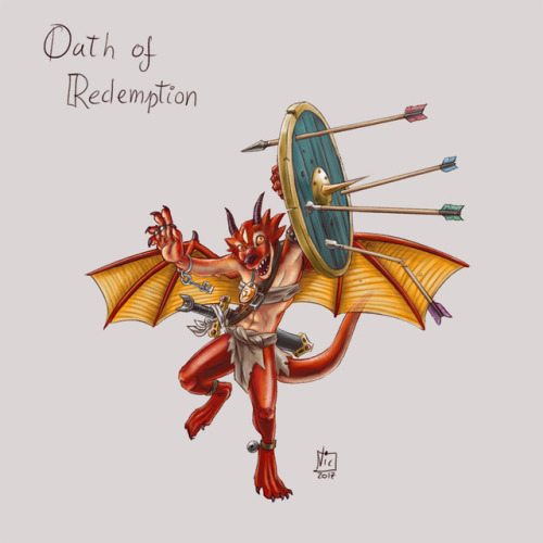 OATH OF REDEMPTION ( ⚥ kobold)Struck by the illuminating realization (and a cleric’s morningstar) th