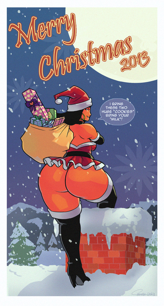 carmessi:  Merry Christmas 2013 by Carmessi Gala and her butt wish you a Merry Christmas