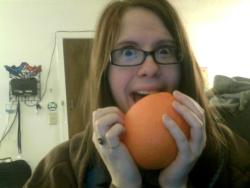 i&quot;M GONNA EAT IT AND BE HAPPY ORANGES ARE HAPPYFRUITS