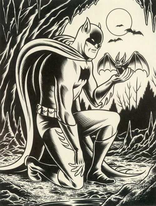 retazosdered:  Batman by Charles Burns 