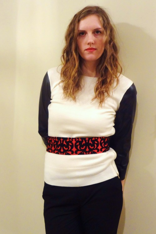 POP some color into your black and white wardrobe with a Meredith May belt!