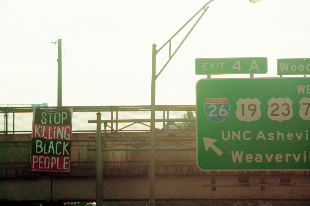 astr0-drift:  banner drops occurred in various locations in Asheville, NC this morning