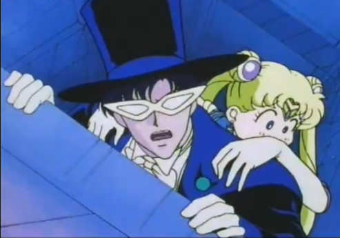 tuxedomaskepisodeguide:  the episode in which tuxedo mask informs his little sister