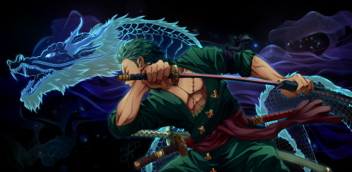 mewsartworld:After 3 years of procastination, it’s here.Roronoa Zoro from One Piece 