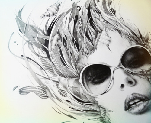 artforadults:  Edena #2 by Pierre Yves Riveau aka pez artwork