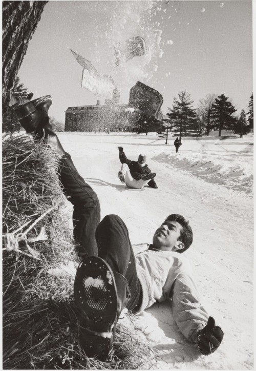Tray Sliding on Libe Slope⁣Undated⁣Source: Cornell University Library⁣⁣