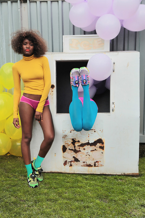 fashizblackdiary: “GIRLS OF BLAZE&ldquo; collection lookbook by Solange Knowles for PUMA.