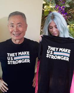 bi-trans-alliance: George Takei and Kesha