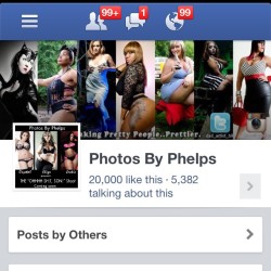 20,000 likes!!! Thanks to the model and fans