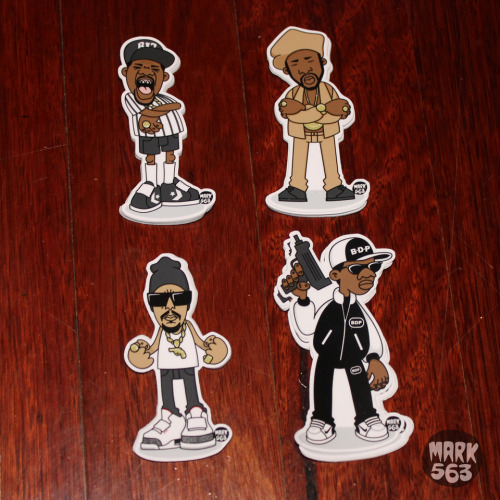 Evolution of the B-Boy Series 2 Sticker Packs (featuring Ice-T, Biz Markie, KRS-One & Rakim) for