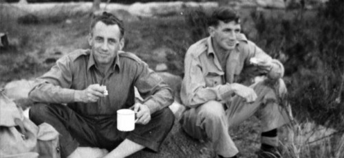 A hut in front of Mount Kenya, 2nd highest peak in AfricaDuring WWII, Felice Benuzzi with two fellow